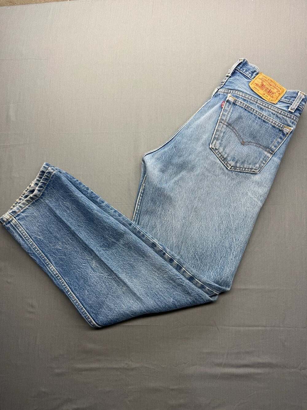 Levi's 501 Jeans Size 34x34 Light Wash Straight Leg Denim